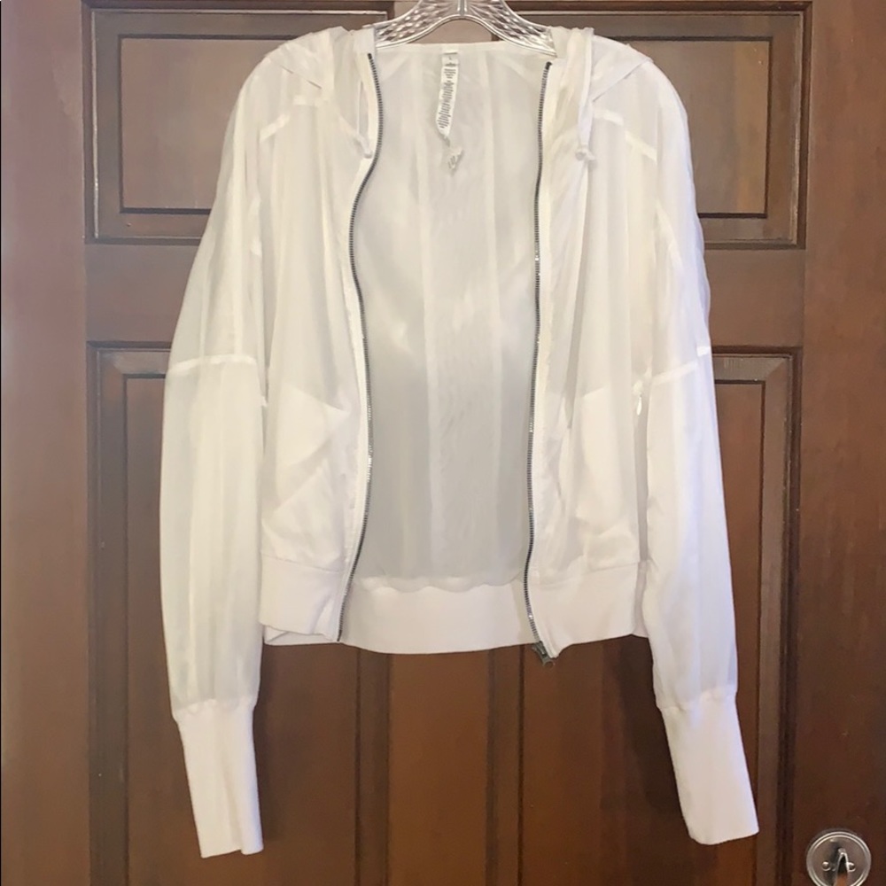 Women’s Alo Yoga Sheer Double Hooded Jacket Large